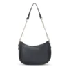 Small Classic Chain Shoulder Bag Black | Vegan Leather Women & Girl's Handbag ( black, Standard )