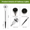 12-Piece Solar Lawn Lamp Set – Outdoor Garden Lights ( default, Standard )