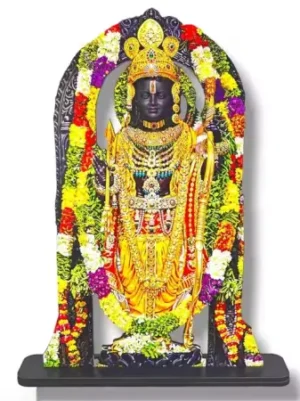 Ram Lalla MDF Cutout Statue – Wooden Ayodhya Mandir Idol ( default, Standard )