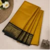 Special Paithani Silk Saree for Women with Art Silk Blouse Piece ( yellow, Free Size )