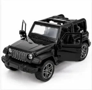 Pull Back Die-Cast SUV Car Toy with Openable Doors, 1:32 Scale, 1 Pc ( black, OS )