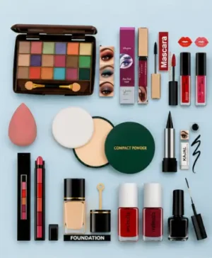 All-in-One Makeup Kit for Women & Girls | 12-Piece Beauty Combo Set with Eyeshadow, Foundation, Mascara & Accessories ( default, OS )