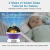 Star Master Moon & Galaxy Projector Night Lamp with Rotating LED Lights ( default, Standard )