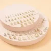 RARE 1 Gold Plated Multicolor Pearl & AD Studs Combo – 30 Pairs ( default, Standard )