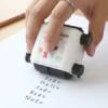 Digital Teaching Roller Stamp for Kids Math Practice and Learning Activity, Multiplication Practice Stamp, 1 Pc ( white, OS )