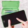 LCD Writing Tablet for Kids Drawing, Doodle, Notes and Learning Activity, Portable Writing Pad, Blue, 1 Pc ( default, OS )