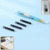 Liquid Ink Pen Set – Cute Cartoon Design with Refillable Cartridges ( default, OS )