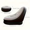 Inflatable Lazy Sofa with Footrest – Home Furniture ( default, OS )
