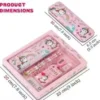 Stationery Kit for Girls – Pink Pencil Set ( default, Standard )