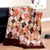 Elegant Polyester Blanket – Floral Design, Free Size 86×56 in ( default, OS )