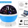 Star Master Moon & Galaxy Projector Night Lamp with Rotating LED Lights ( default, Standard )
