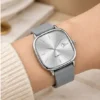 Analog Watch for Men & Women – Grey Dial with Silicon Strap, Quartz ( grey, OS )