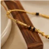 Mangalsutra for Women – Gold Plated Brass & Copper Single Strand with CZ/AD Stones ( default, OS )