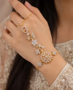 Fancy Women’s Brass Bracelet