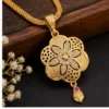 Jewellery Set for Girls and Women – 1 Gram Gold Micro Plated Pendant Chain and Earrings ( default, OS )