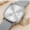 Analog Watch for Men & Women – Grey Dial with Silicon Strap, Quartz ( grey, OS )